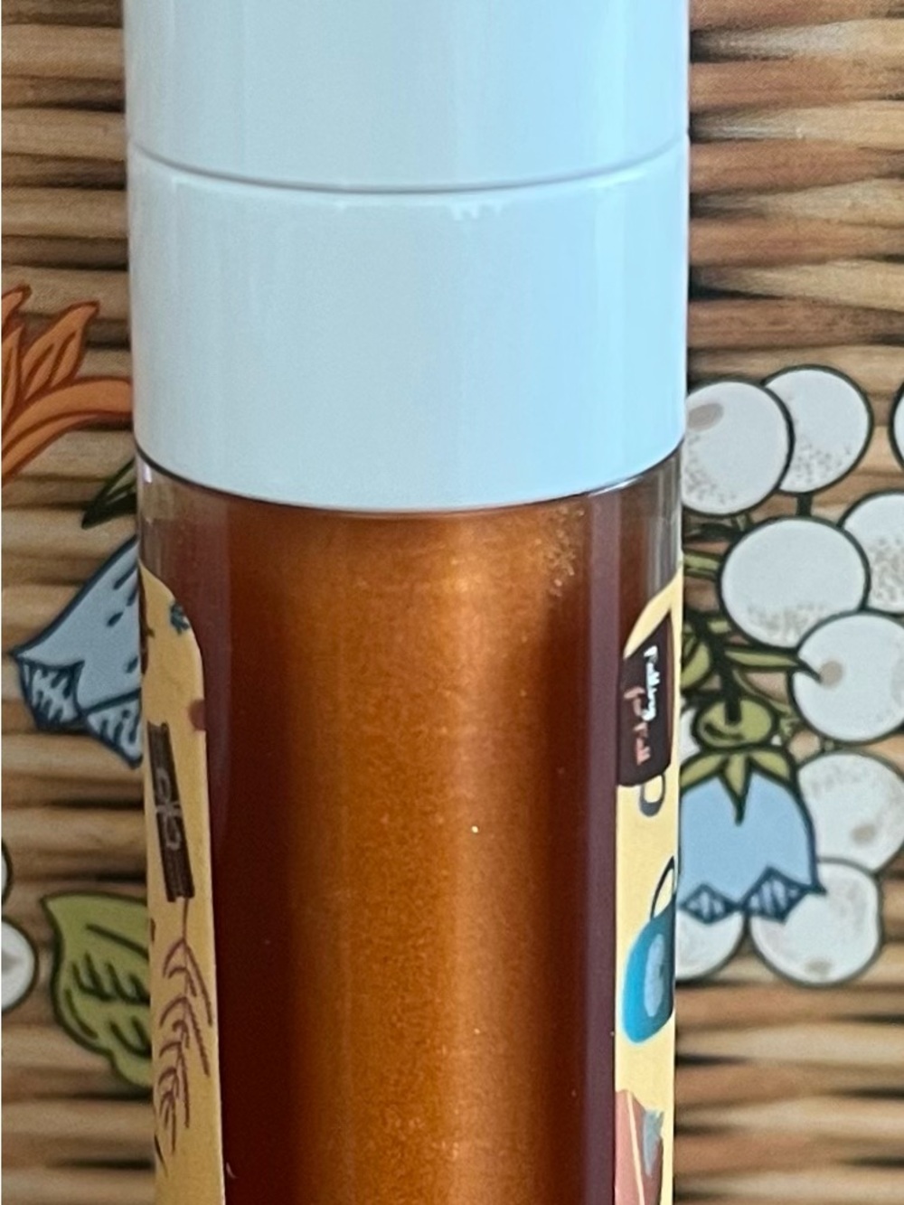 Aminnah Pumpkin Spice Lip Gloss - Discontinued Full Size Retail $28 NEW - Picture 3 of 4